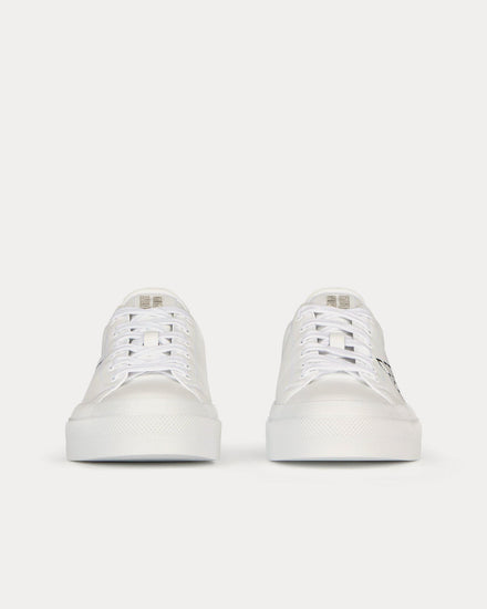 Givenchy City Sport Leather White / Black Low Top Sneakers - 3