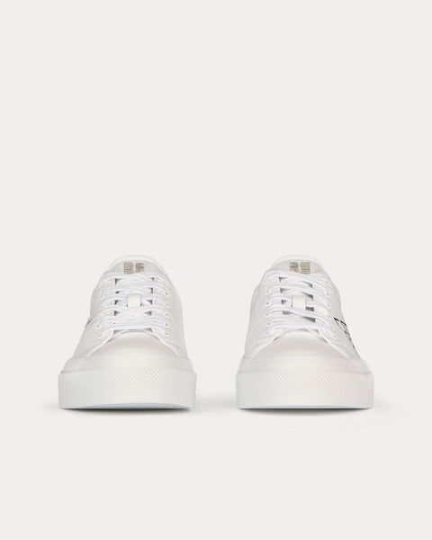 City Sport Leather White / Black Low Top Sneakers