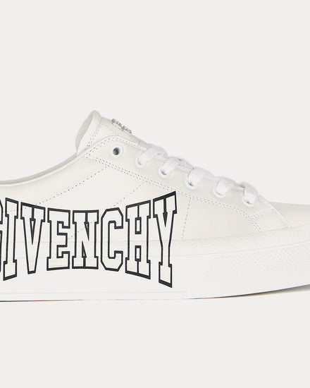 Givenchy City Sport Leather White / Black Low Top Sneakers - 5