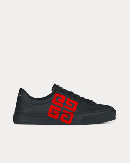 Givenchy Men's City Sport 4G Spray Print Black / Dark Orange