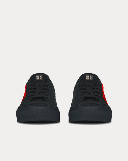 Givenchy City Sport 4G Spray Print Black / Dark Orange Low Top Sneakers - 3