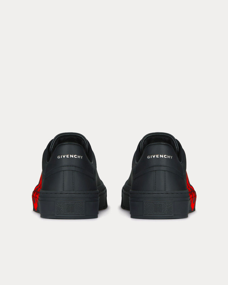 Givenchy Men's City Sport 4G Spray Print Black / Dark Orange Givenchy Men's City Sport 4G Spray Print Black / Dark Orange