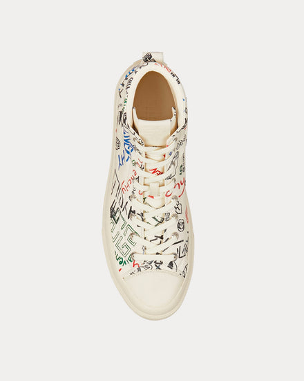 【数量限定】GIVENCHY_men / CITY 落書きプリント スニーカー Givenchy Men's City Graffiti Print Multicolour High Top