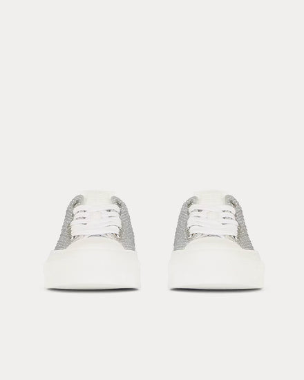 Givenchy City 4G Rhinestones Silvery Low Top Sneakers - 3