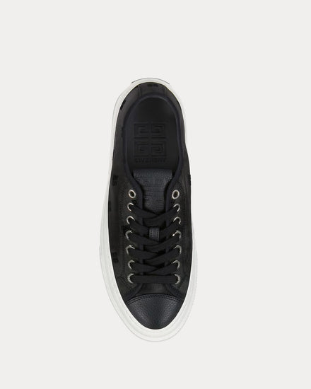 Givenchy City 4G Transparent Mesh Black / White Low Top Sneakers - 2