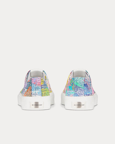 City Printed 4G Denim Multi Low Top Sneakers