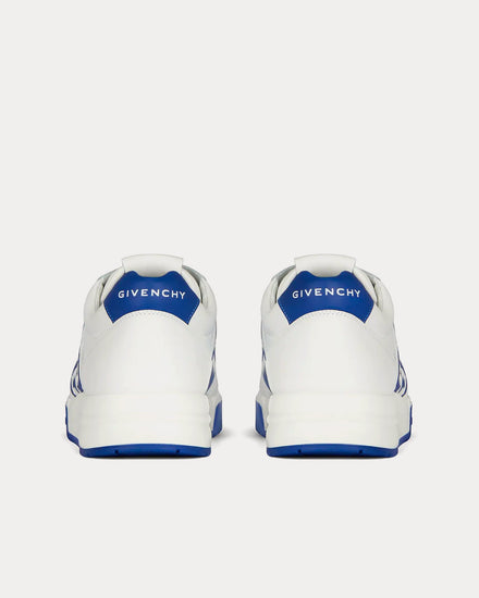 Givenchy G4 Leather White / Blue Low Top Sneakers - 3