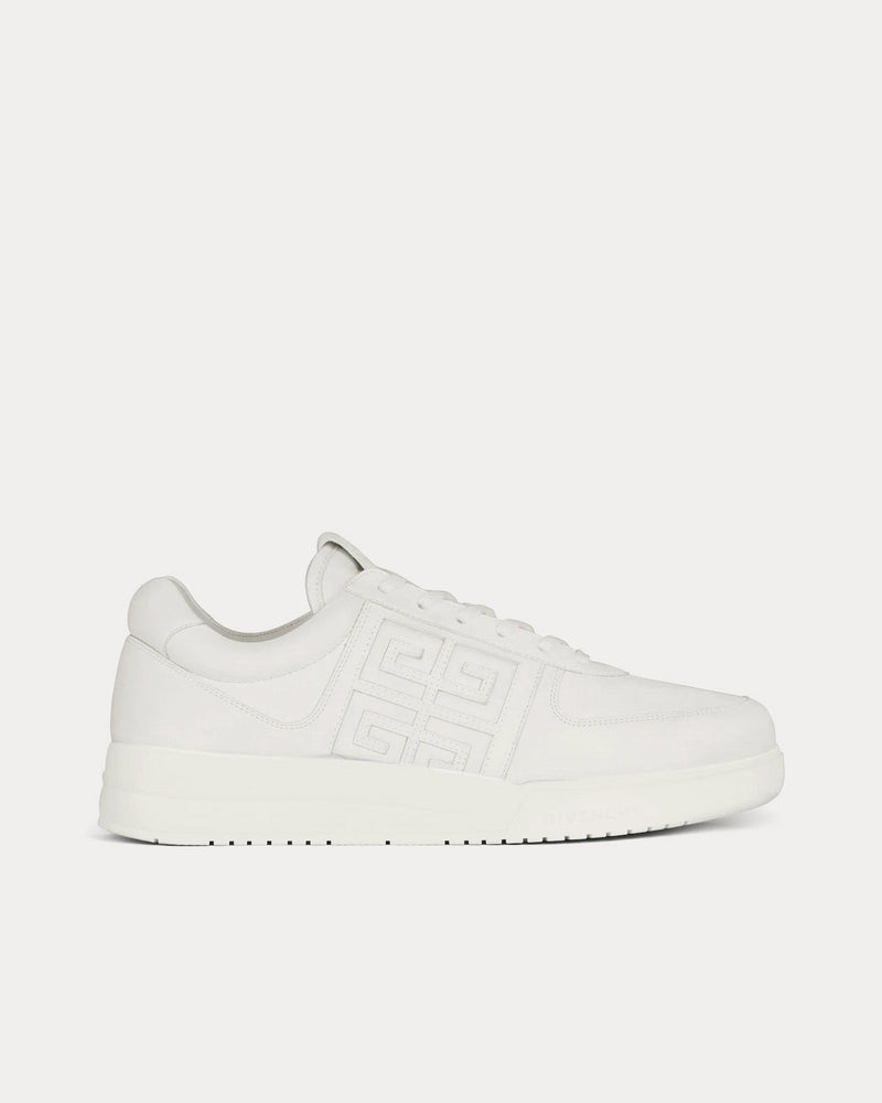 Givenchy G4 Leather White Low Top Sneakers - 1