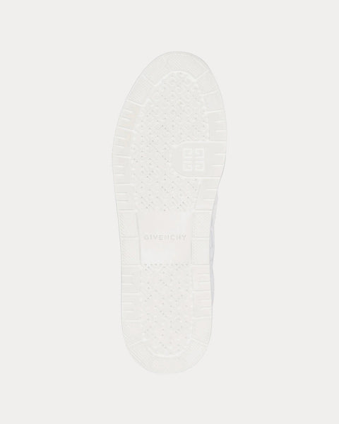 G4 Leather White Low Top Sneakers