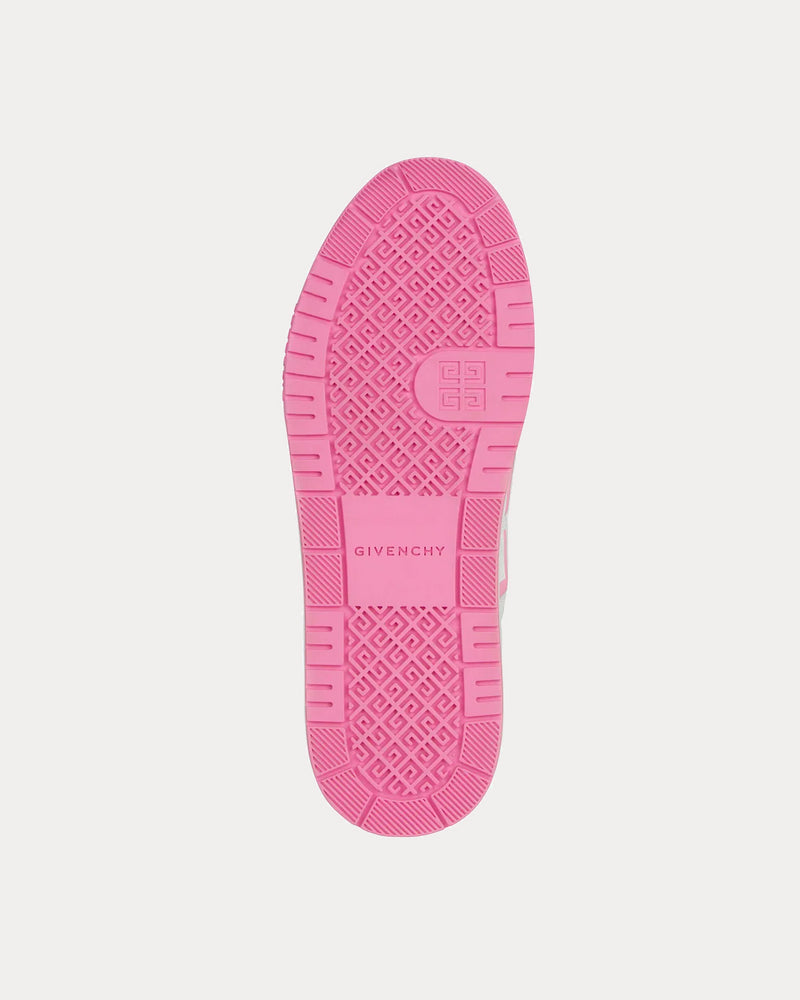 Givenchy G4 Leather White / Pink Low Top Sneakers - 4