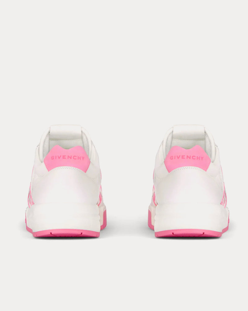 Givenchy G4 Leather White / Pink Low Top Sneakers - 3