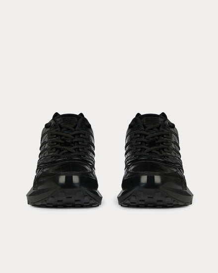 Givenchy GIV 1 Crocodile Effect Leather Black Low Top Sneakers - 2