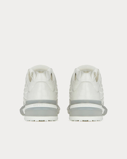 Givenchy GIV 1 Crocodile Effect Leather White Low Top Sneakers - 5
