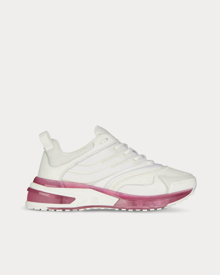 Givenchy GIV 1 Leather & Mesh White / Pink Low Top Sneakers - 1