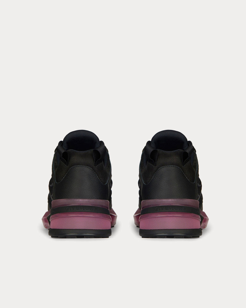 Givenchy GIV 1 Leather and Mesh Black Low Top Sneakers - 3