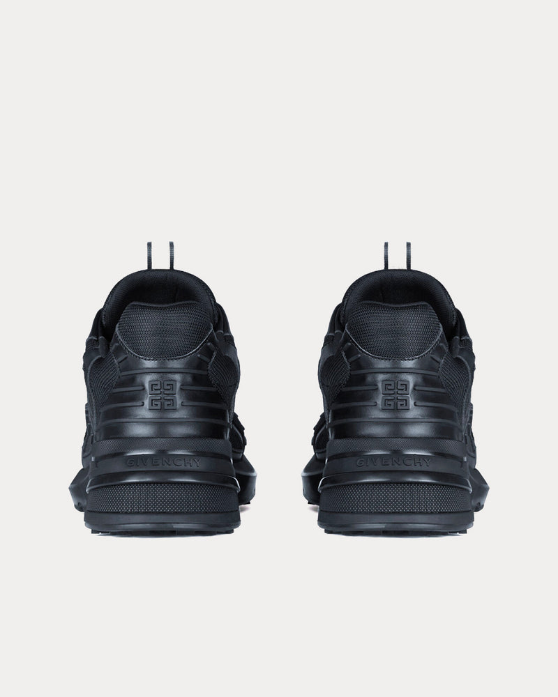 Givenchy GIV 1 TR Mesh, Suede & Leather Black Low Top Sneakers - 4