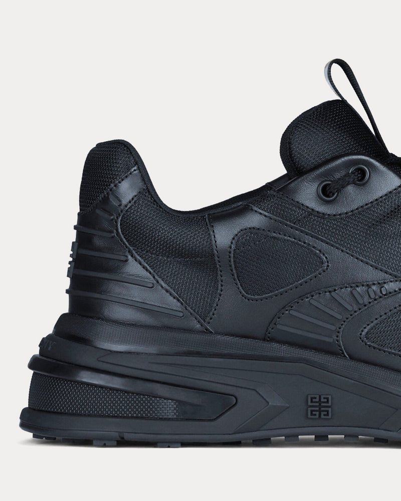 Givenchy GIV 1 TR Mesh, Suede & Leather Black Low Top Sneakers - 6
