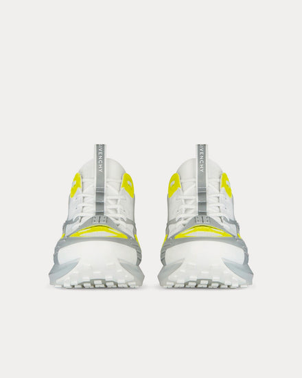 Givenchy GIV 1 TR Mesh, Suede & Leather Grey / White / Yellow Low Top Sneakers - 3