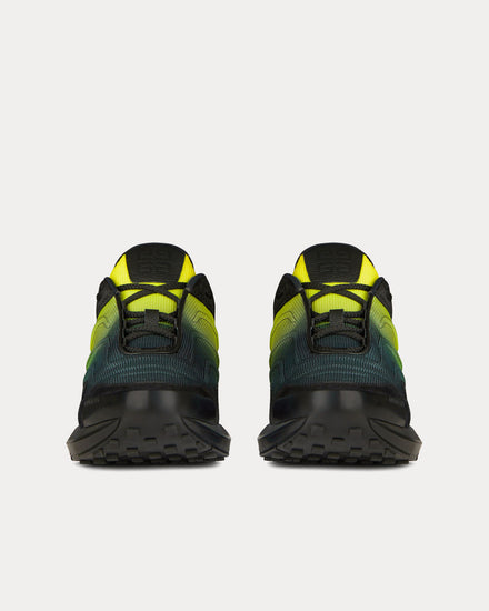 Givenchy GIV 1 Light Mesh & Suede Black / Gradient Yellow Low Top Sneakers - 3