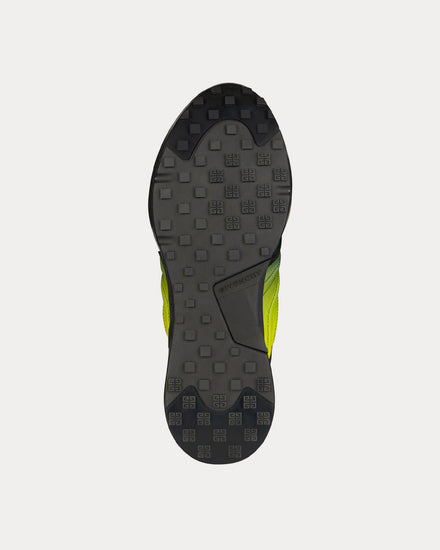 Givenchy GIV 1 Light Mesh & Suede Black / Gradient Yellow Low Top Sneakers - 5