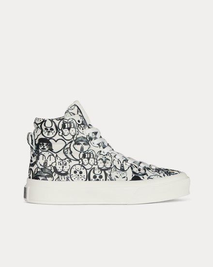 Givenchy x Chito City with Tag Effect Prints White High Top Sneakers - 1
