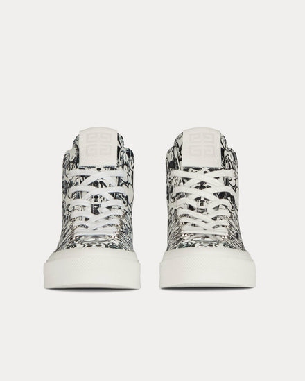 Givenchy x Chito City with Tag Effect Prints White High Top Sneakers - 3