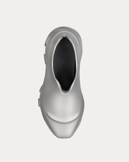 Givenchy Monumental Mallow Reflective Rubber Silvery Slip On Sneakers - 2