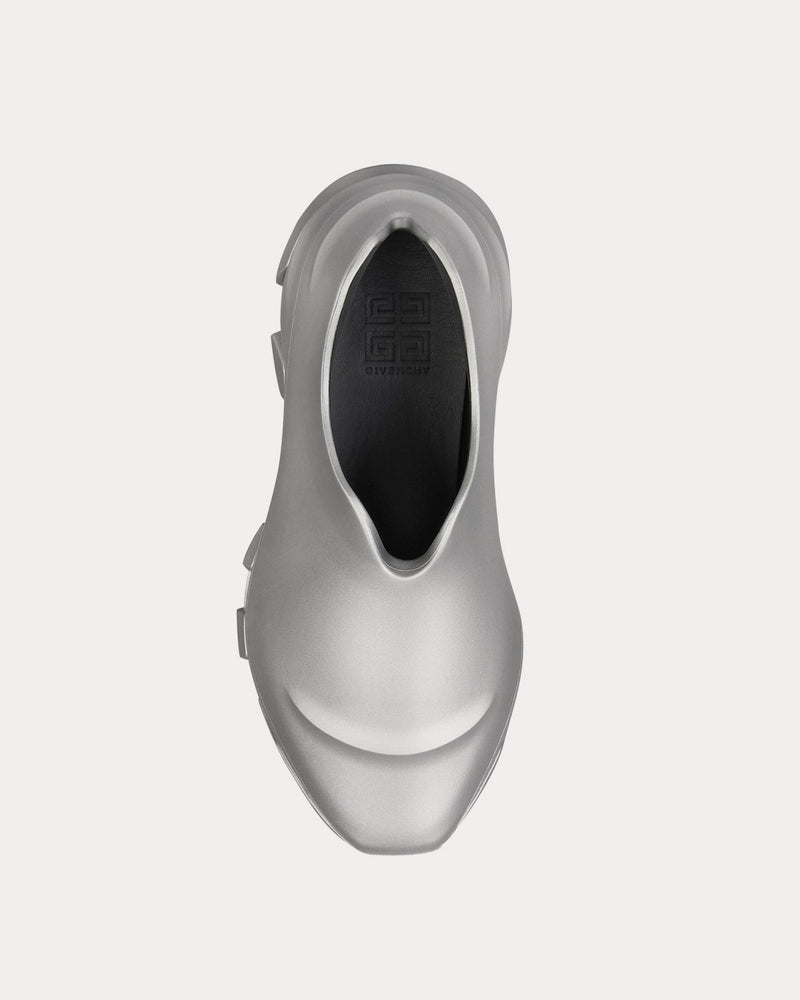 Givenchy Monumental Mallow Reflective Rubber Silvery Slip On Sneakers - 2