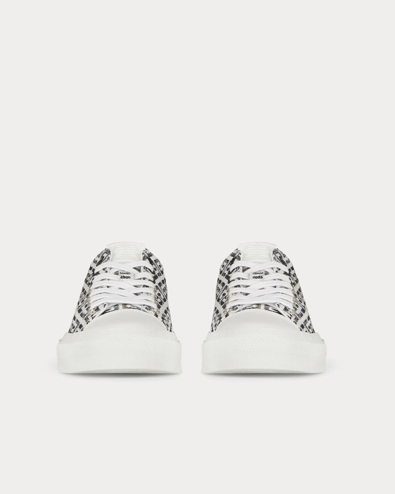 Givenchy Sneakers City in 4G Jacquard Black & White Low Top Sneakers - 2