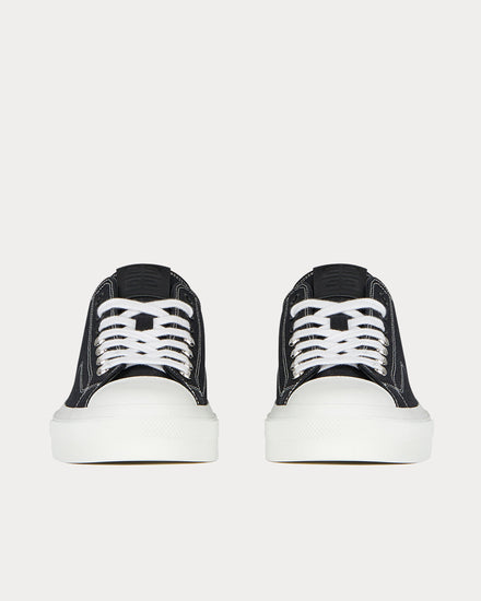 Givenchy Sneakers City in Canvas and Leather Black Low Top Sneakers - 2