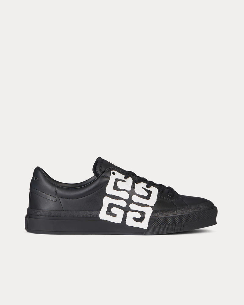 Givenchy Men's City Sport 4G Spray Print Black / White Low