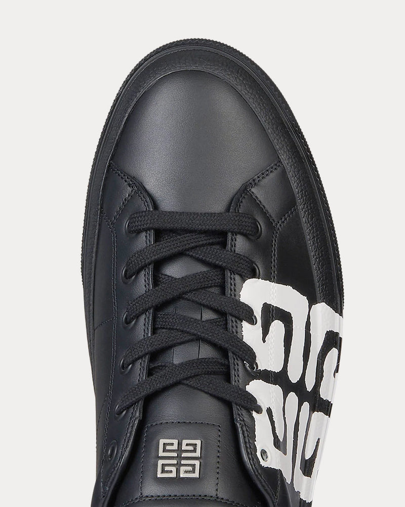 Givenchy Men's City Sport 4G Spray Print Black / White Low