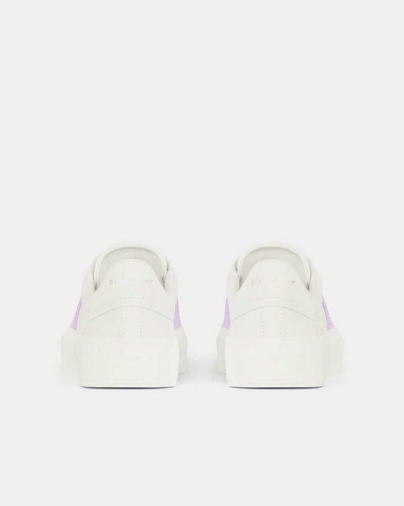 Givenchy City Sport White / Lilac Slip On Sneakers - 4