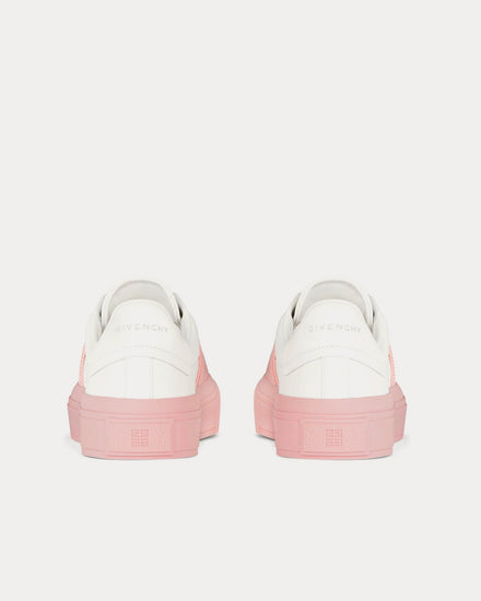 Givenchy Leather White / Pink Slip On Sneakers - 4