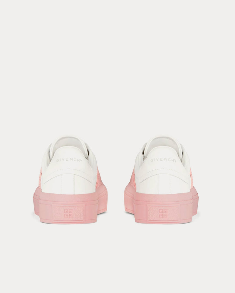 Givenchy Leather White / Pink Slip On Sneakers - 4