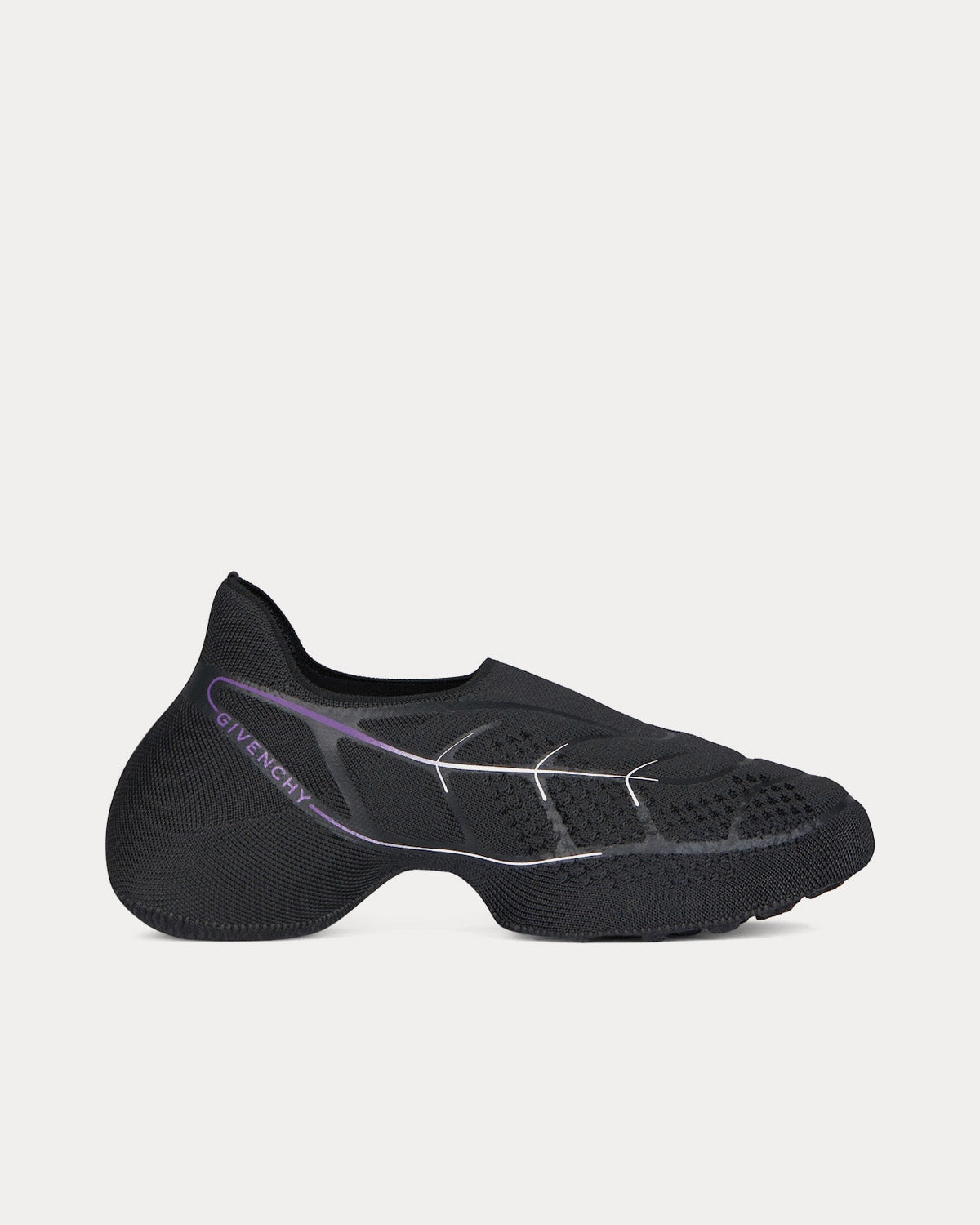 Givenchy - TK-360+ Mesh Black / Purple Slip On Sneakers