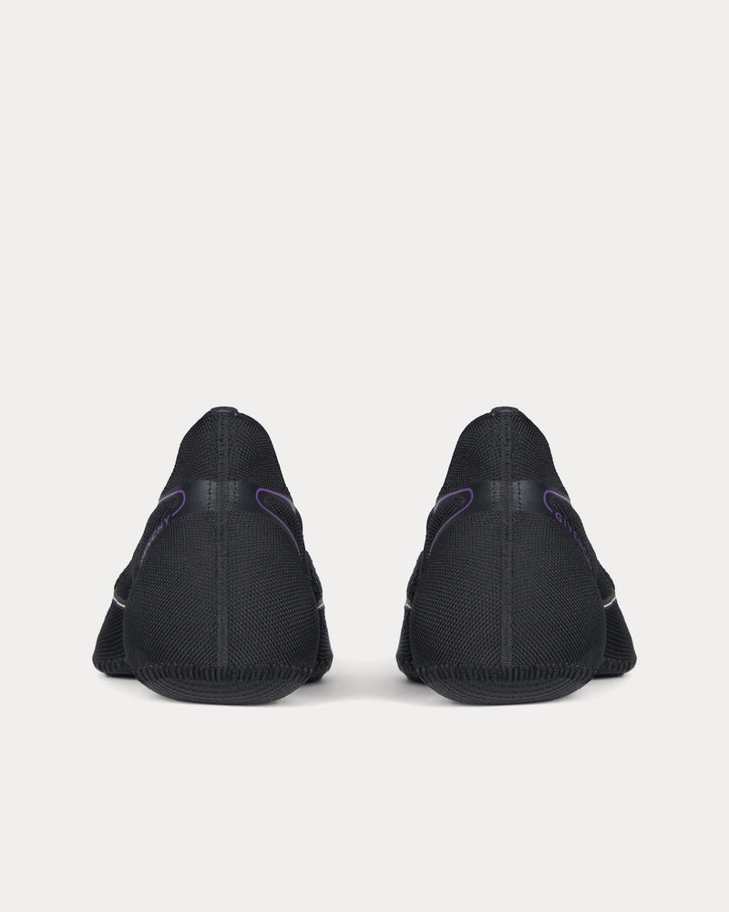 Givenchy TK-360+ Mesh Black / Purple Slip On Sneakers - 4