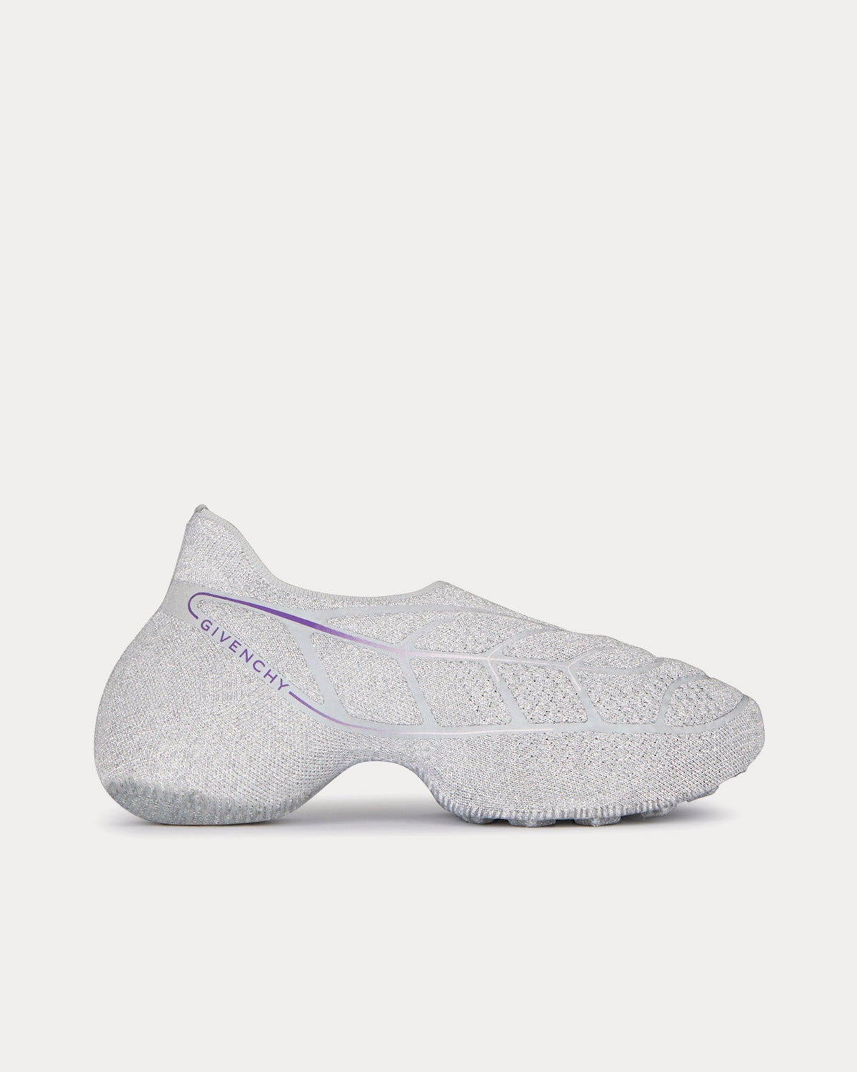 Givenchy - TK-360+ Mesh Grey / Purple Slip On Sneakers
