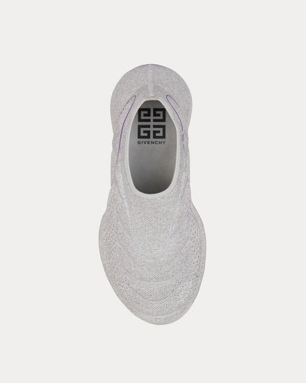 Givenchy TK-360+ Mesh Grey / Purple Slip On Sneakers - 2