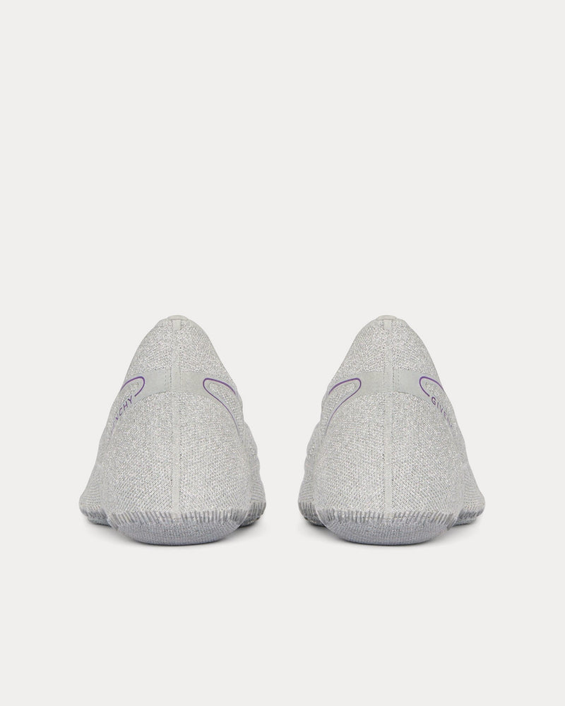 Givenchy TK-360+ Mesh Grey / Purple Slip On Sneakers - 4