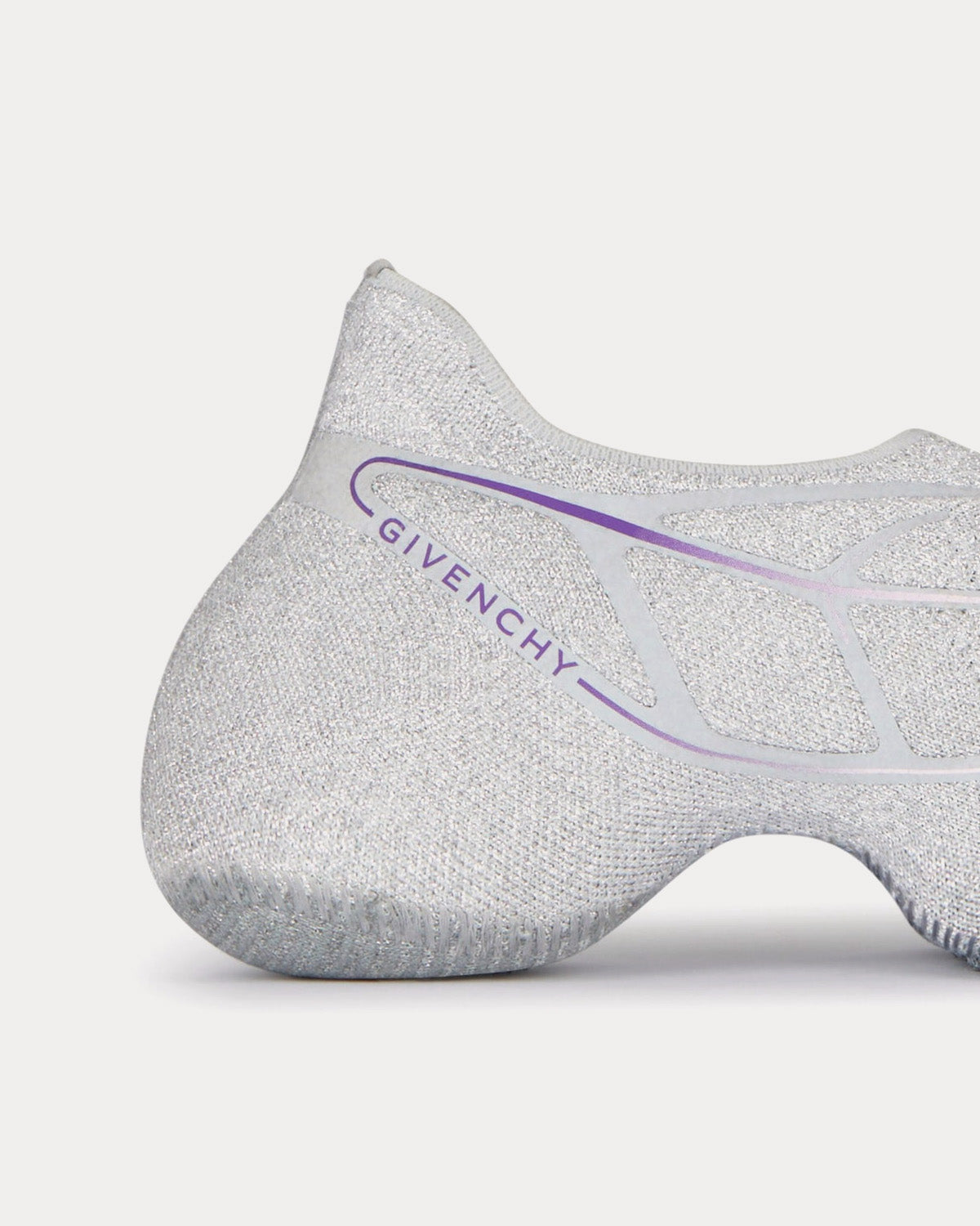 Givenchy - TK-360+ Mesh Grey / Purple Slip On Sneakers