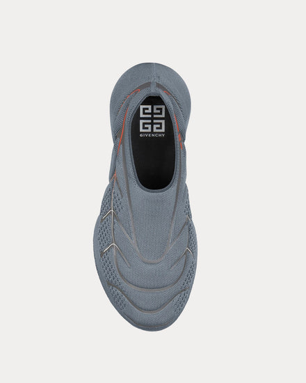 Givenchy TK-360+ Mesh Grey / Red Slip On Sneakers - 2