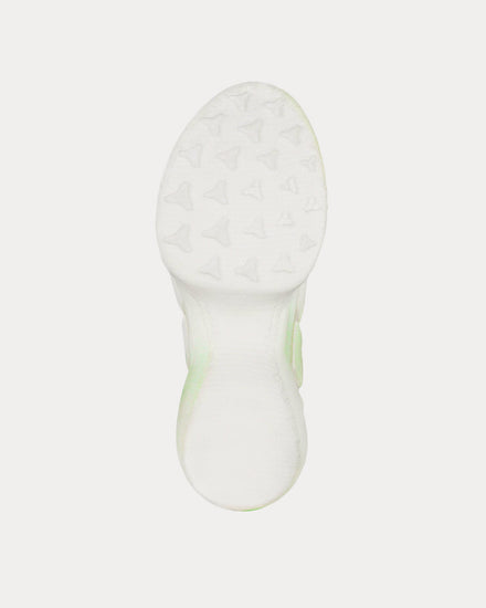 Givenchy TK-360+ Knit White / Green Slip On Sneakers - 3