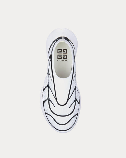 Givenchy TK-360+ Mesh White / Black Slip On Sneakers - 2