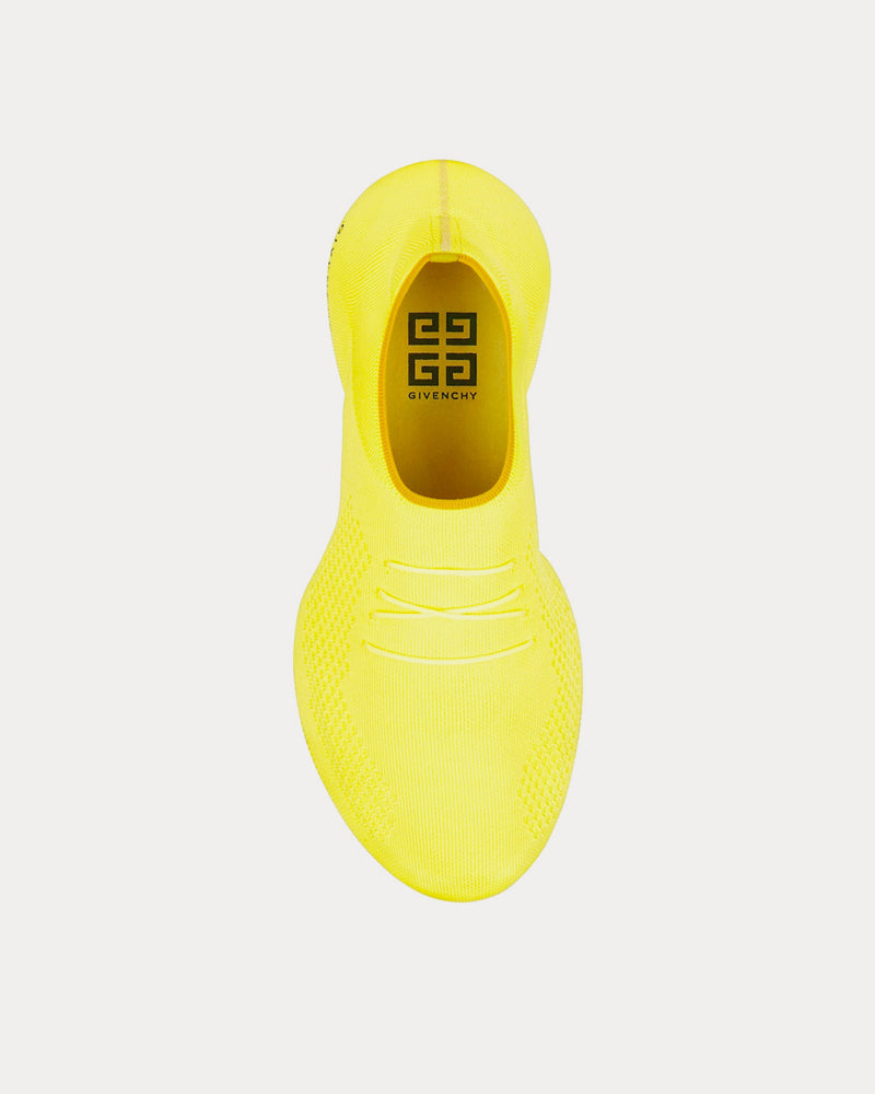Givenchy TK-360 Knit Yellow Low Top Sneakers - 2