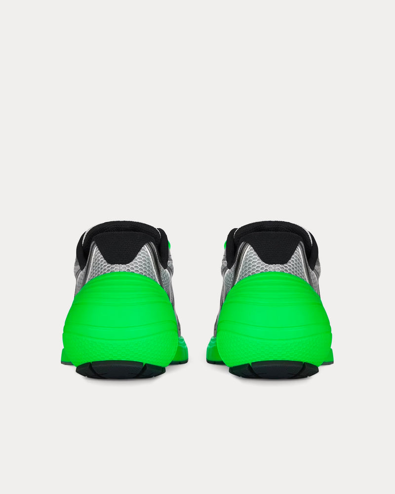Givenchy TK-MX Runner Mesh Green / Silvery Low Top Sneakers - 4