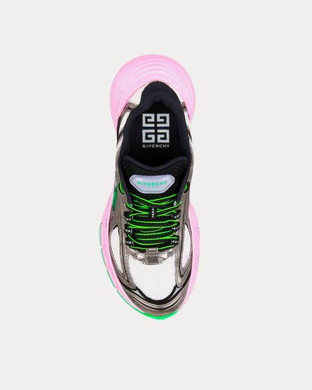 Givenchy TK-MX Runner Mesh Pink / Silvery Low Top Sneakers - 2