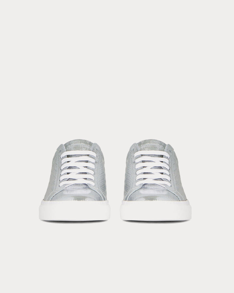Givenchy Urban Street 4G Metallized Silver Low Top Sneakers - 3
