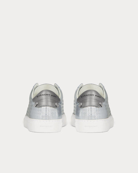 Givenchy Urban Street 4G Metallized Silver Low Top Sneakers - 4