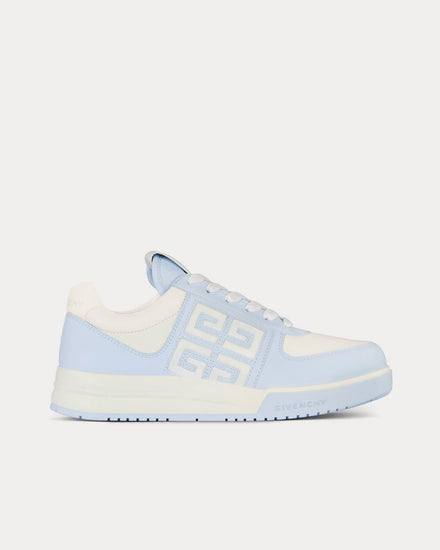 Givenchy G4 Leather Blue / White Low Top Sneakers - 1